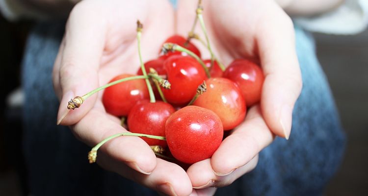 red cherries